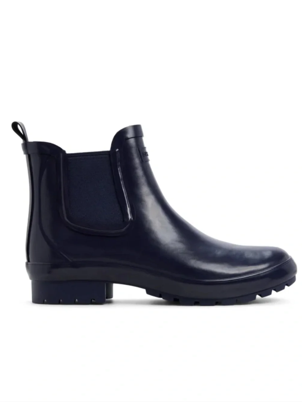 Sperry Women's Drizzle Chelsea Rain Boots in navy, Size 9, NWOT Display